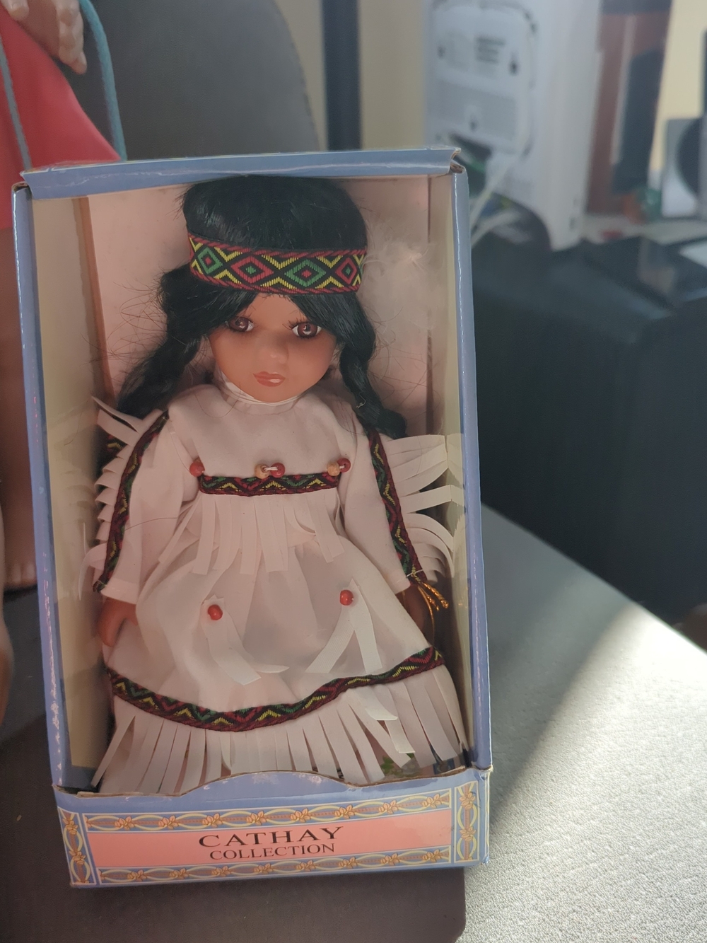 Cathay Collection Native Style Doll in White Dress